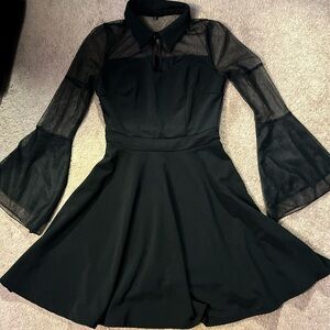 black dress